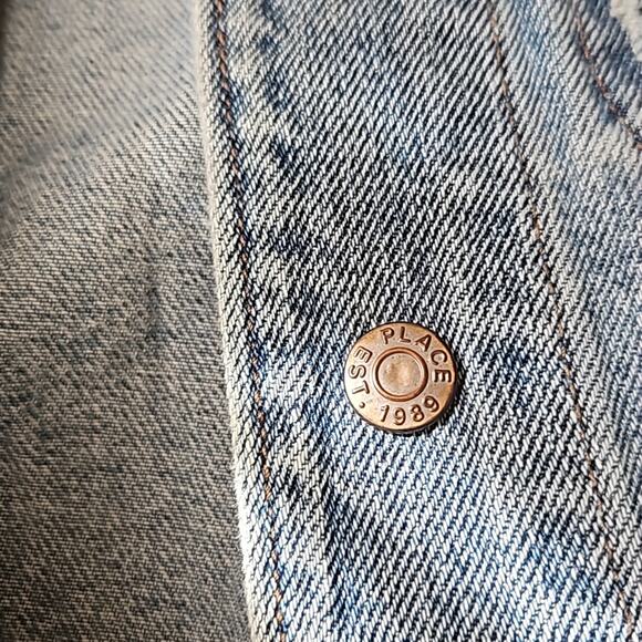 Children's Place blue jean denim jacket size medium - Picture 5 of 8